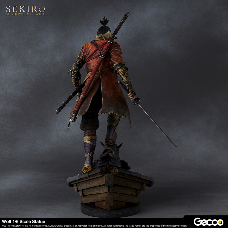 未開封 特典付 SEKIRO 隻狼 1/6スケール スタチュー[Gecco] 狼 1/6