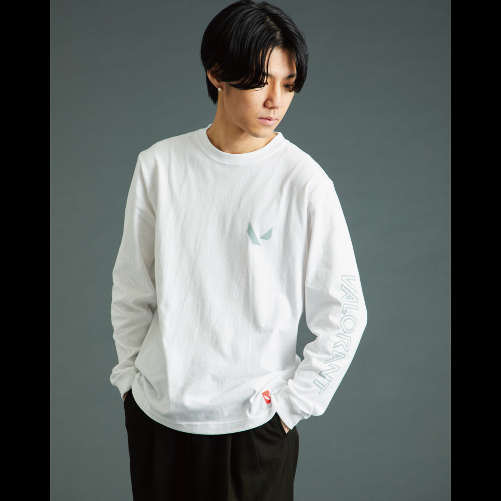 ロングスリーブTシャツ（VLRNT×UA LOGO L/S T）WHITE – インフォレンズ