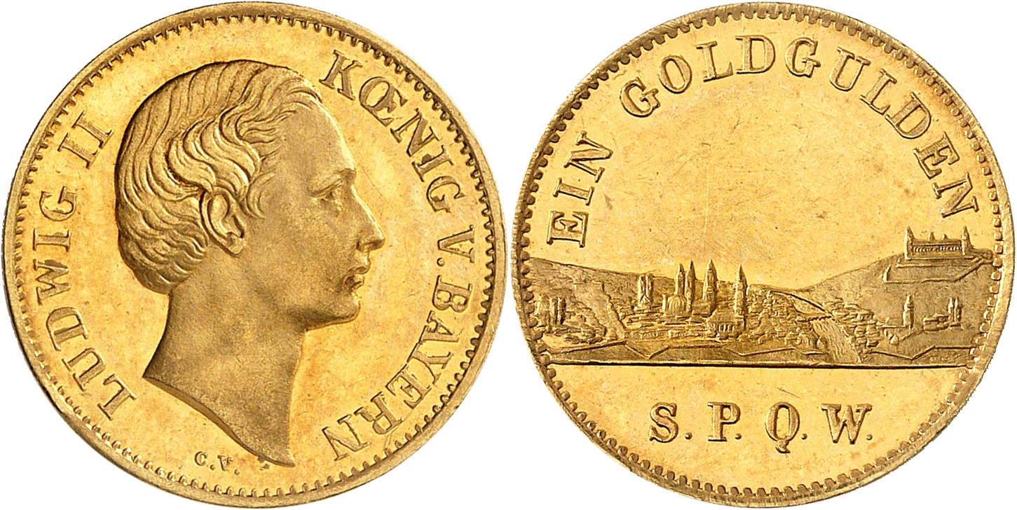 バイエルンの童話王ルートヴィヒ2世の貴重なコイン | MünzenWoche