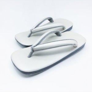 男物]「江戸彩～edoiro～〈銀ねず〉」(M)(L)(LL) | 雪駄 下駄 草履