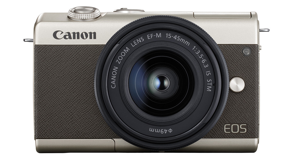 シックなゴールドの小型軽量ミラーレス限定モデル「EOS M200