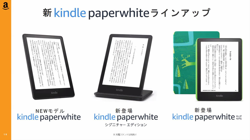 6.8インチの大画面でUSB-Cポート搭載の「Kindle Paperwhite」新モデル