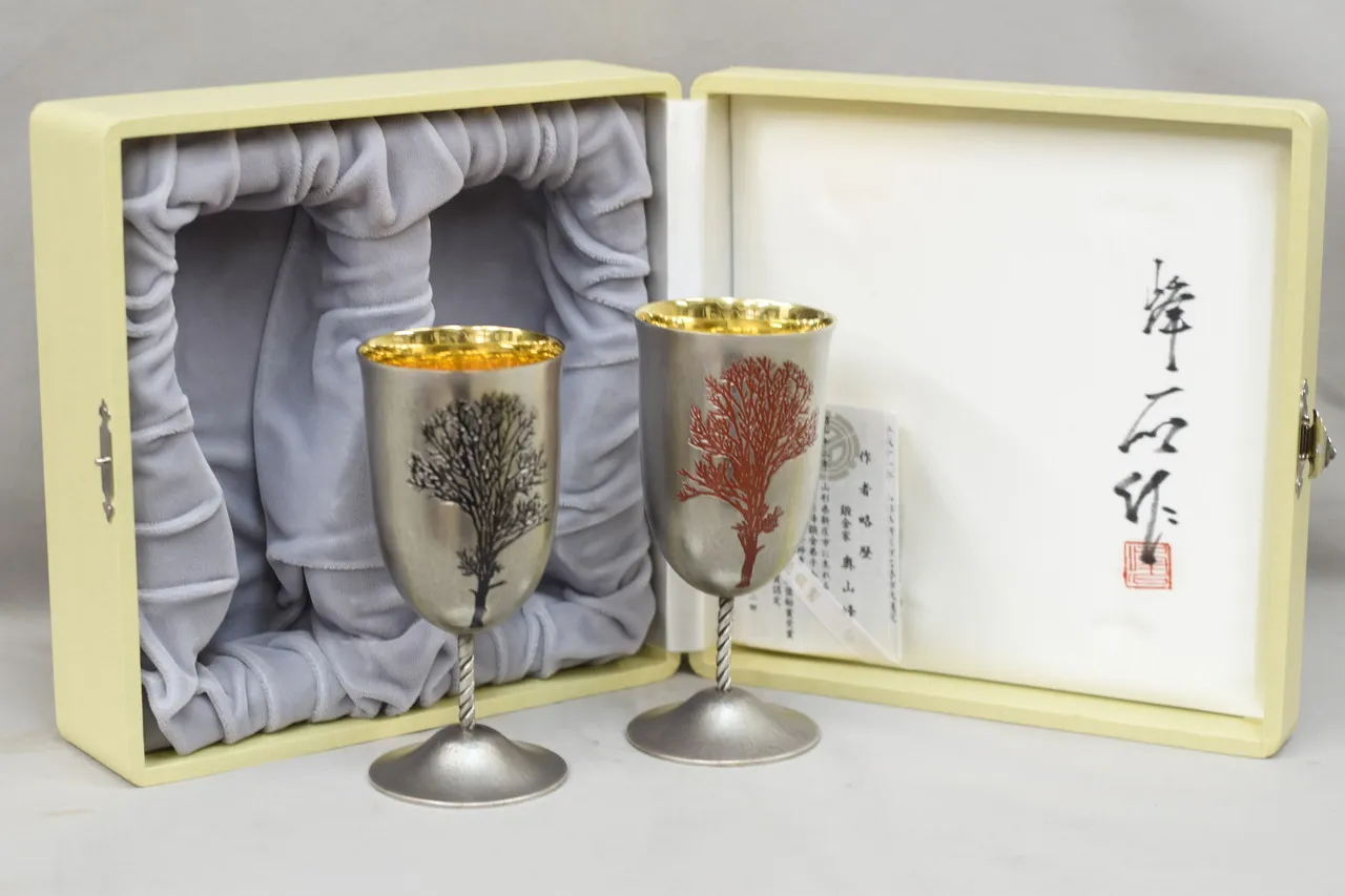 希少 現品限り 人間国宝 奥山峰石 作 純銀 雲水文香炉 刻印あり 奥山峰