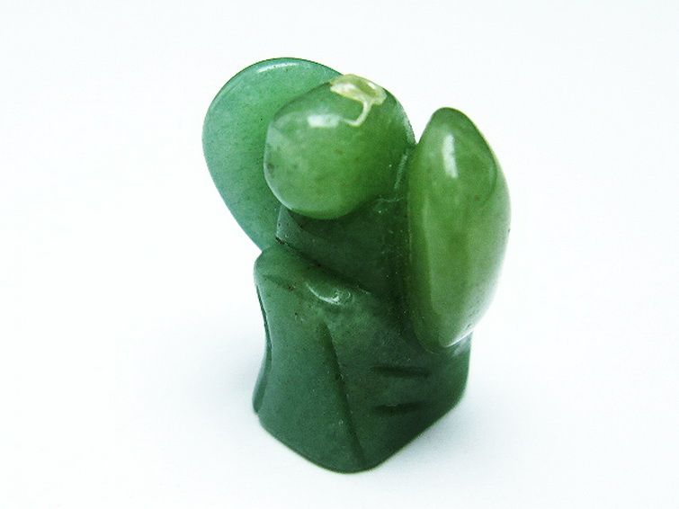 インド翡翠天使置物[T585-2258]