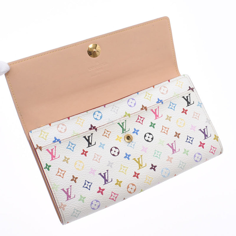 LOUIS VUITTON マルチカラー モノグラム ポルトフォイユ・サラ 【公式