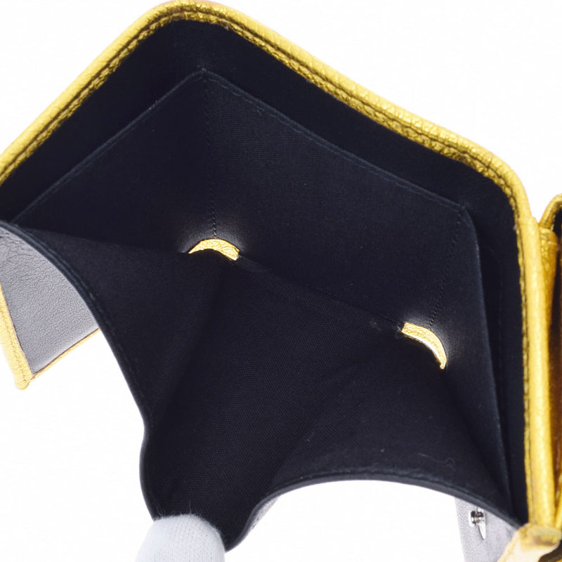 バレンシアガミニウォレット コンパクトウォレット ゴールド ユニ