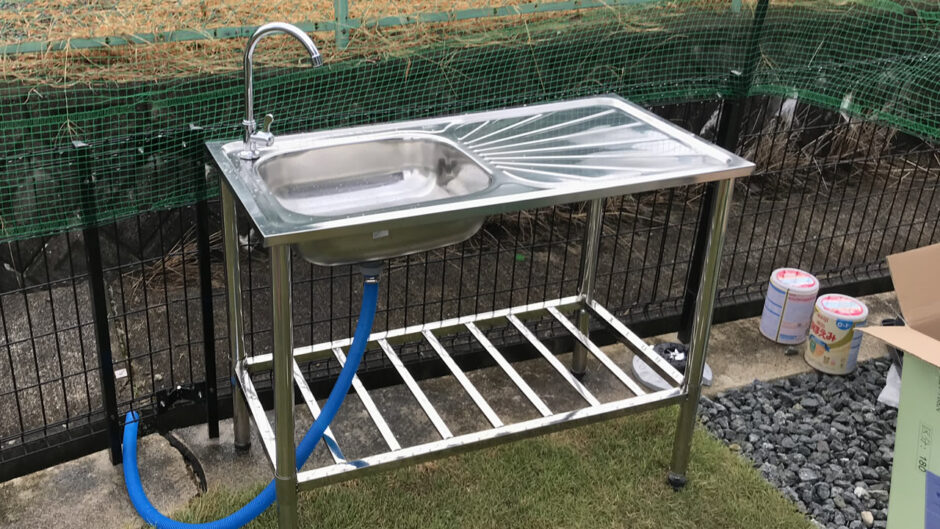 人気 ステンレス簡易流し台 ガーデンシンク 屋外 G76 759 楽天市場
