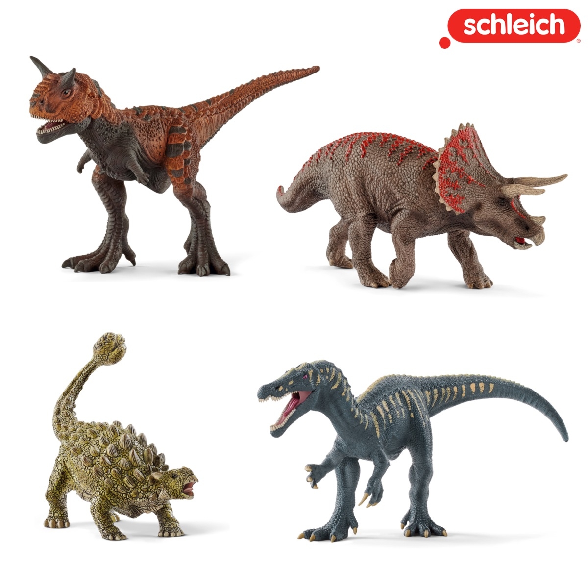 シュライヒ】カルノタウルス・トリケラトプス・アンキロサウルス