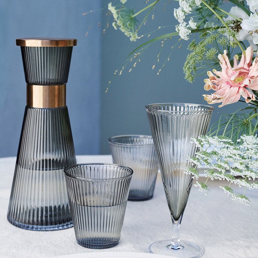 ベネチアングラス 水差し＆シャンパングラス 7Pセット 【公式通販】