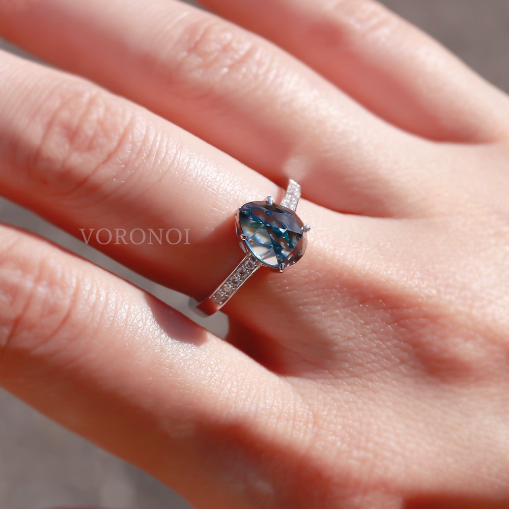 k18WG天然石ダイヤモンドリング