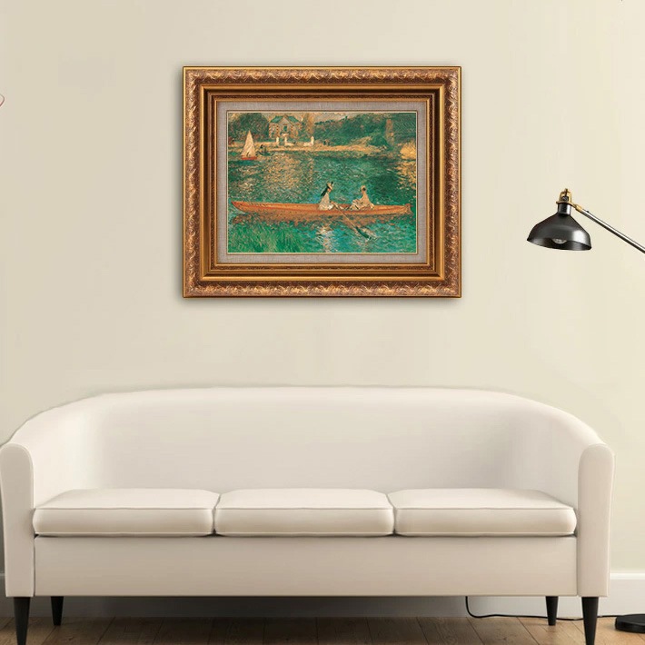 アスニエールのセーヌ川 【8号】 ピエール＝オーギュスト・ルノワール