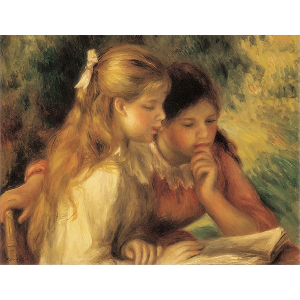 読書する二人の少女 【20号】 ピエール＝オーギュスト・ルノワール