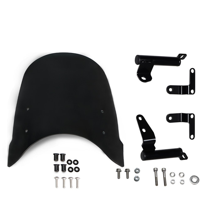 クロスカブ110 JA60 メーターバイザーセット(スモーク)＋取り付け