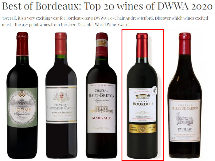 シャトー・ブルデュー 2019 | 種類別に探す,赤ワイン | 業務用ワイン卸