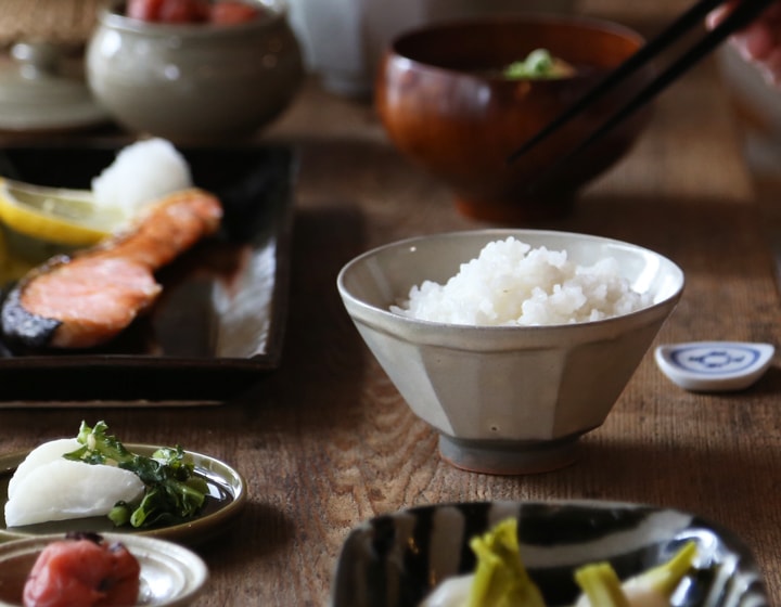 福光焼 面取飯碗 白/黒 | メーカー別,は行,福光焼 | がらんどう｜手