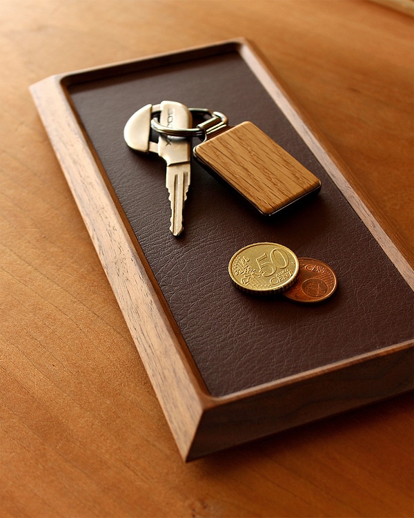Luxury Tray」銘木ウォールナット・チェリー材を使用した高級感ある