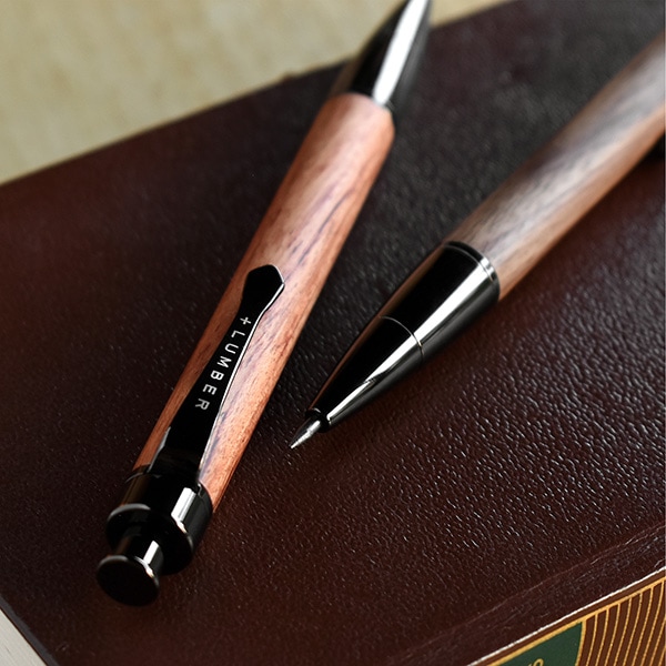 □「LEAD PENCIL 2mm」大人の鉛筆、高級木材の芯ホルダー【名入れ可能