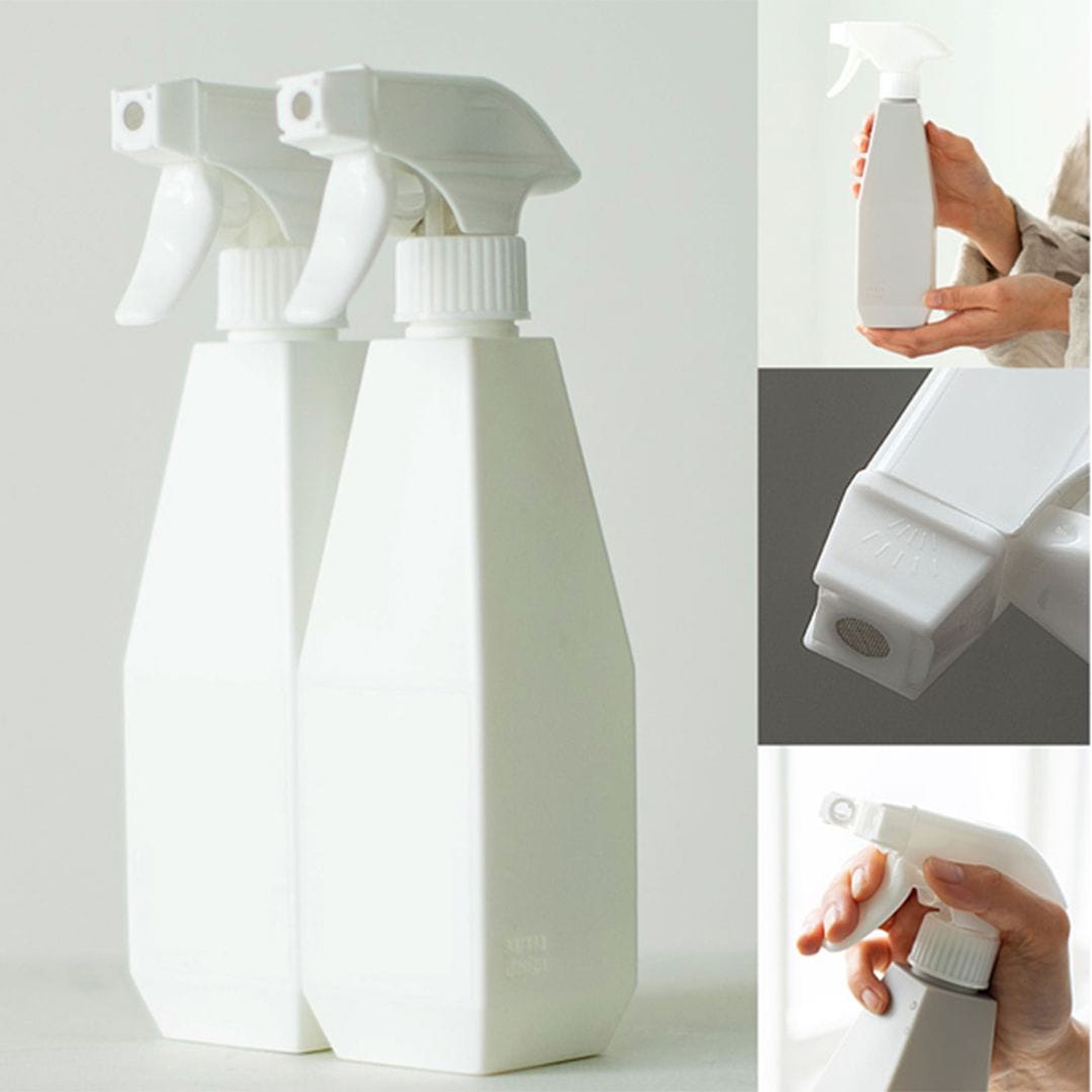 sarasa design】 2wayスプレーボトル 360℃ ホワイト｜バス・洗面用品