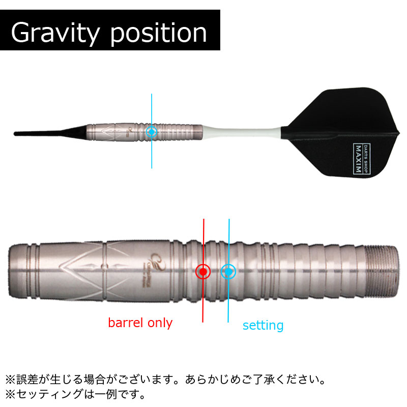 コスモダーツ ダーツバレル 井能実奈子 V2 Cosmodarts Minako Ino v2