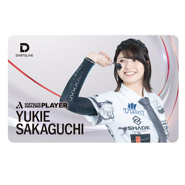 ダーツライブ プレイヤー グッズ 第4弾 坂口優希恵 DARTSLIVE PLAYER