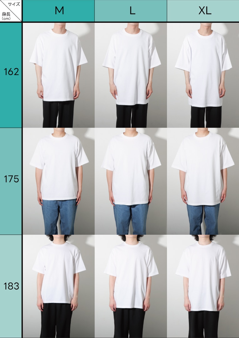 サイズガイド / Length Guide by Height