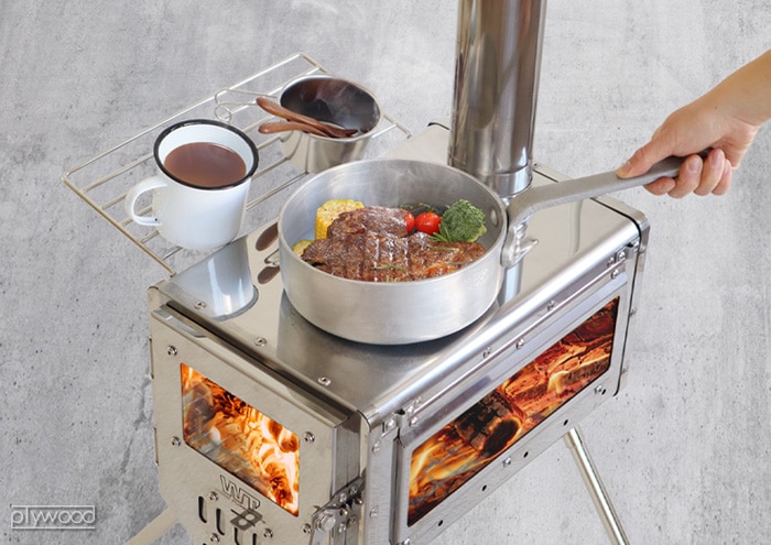 ワーク タフ ストーブ用90度角煙突 work tuff stove 90°Elbow Chimney