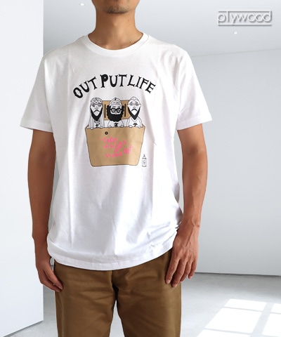 OUTPUT LIFE×Chi-bee コラボ Tシャツ | 新着 | plywood(プライウッド)