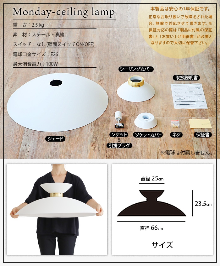 アートワークスタジオ マンデイ シーリングランプ ARTWORK STUDIO