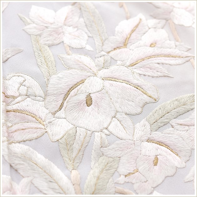 手刺繍の高級訪問着レンタル、尾我佐染繍で七五三や卒業式・入学式の