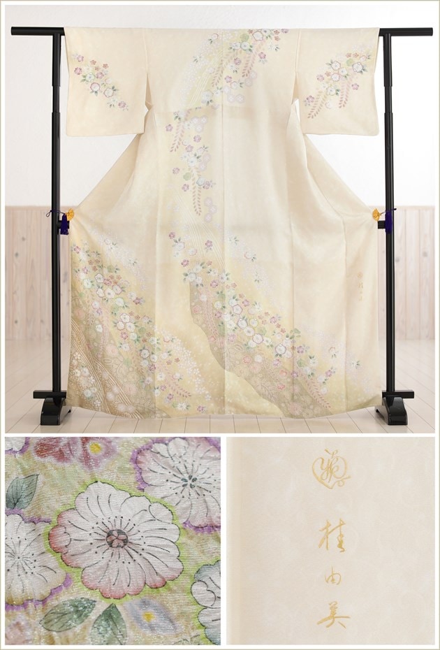 七五三 母親着物 レンタル 訪問着 正絹 小学校 卒業式 入学式 幼稚園