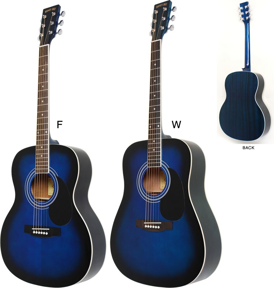 アコースティックギター HONEY BEE W-15/F-15/HJ-18 16点 初心者セット