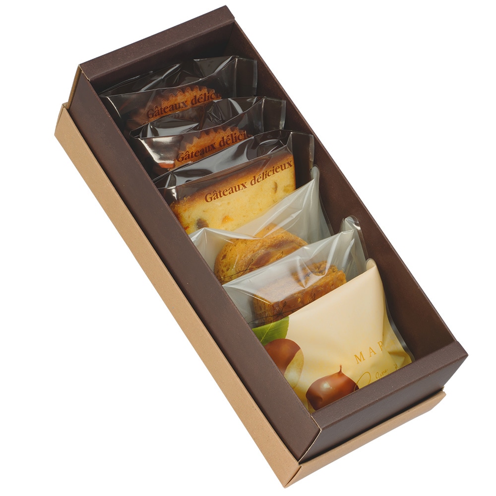 マットバリア二方袋 マロン 115×150 1,000枚【マロンケーキ 栗菓子