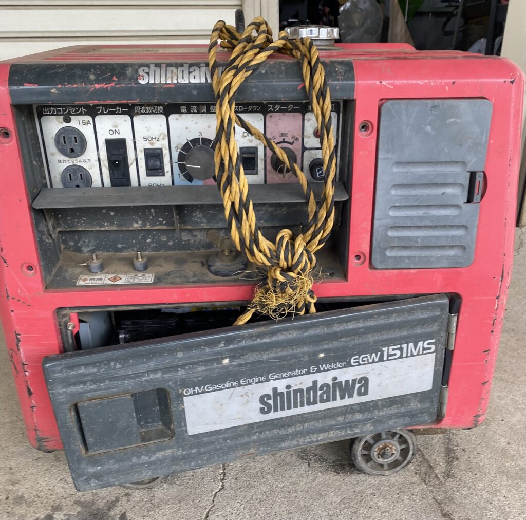 EGW151MS新ダイワのウェルダー修理！キャブ清掃で直らず！ | GIJIE工房