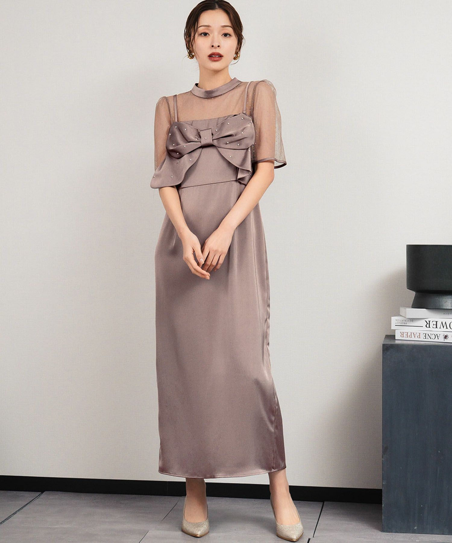 結婚式・お呼ばれ対応 | ビスチェ＆ワンピース2点セットドレス