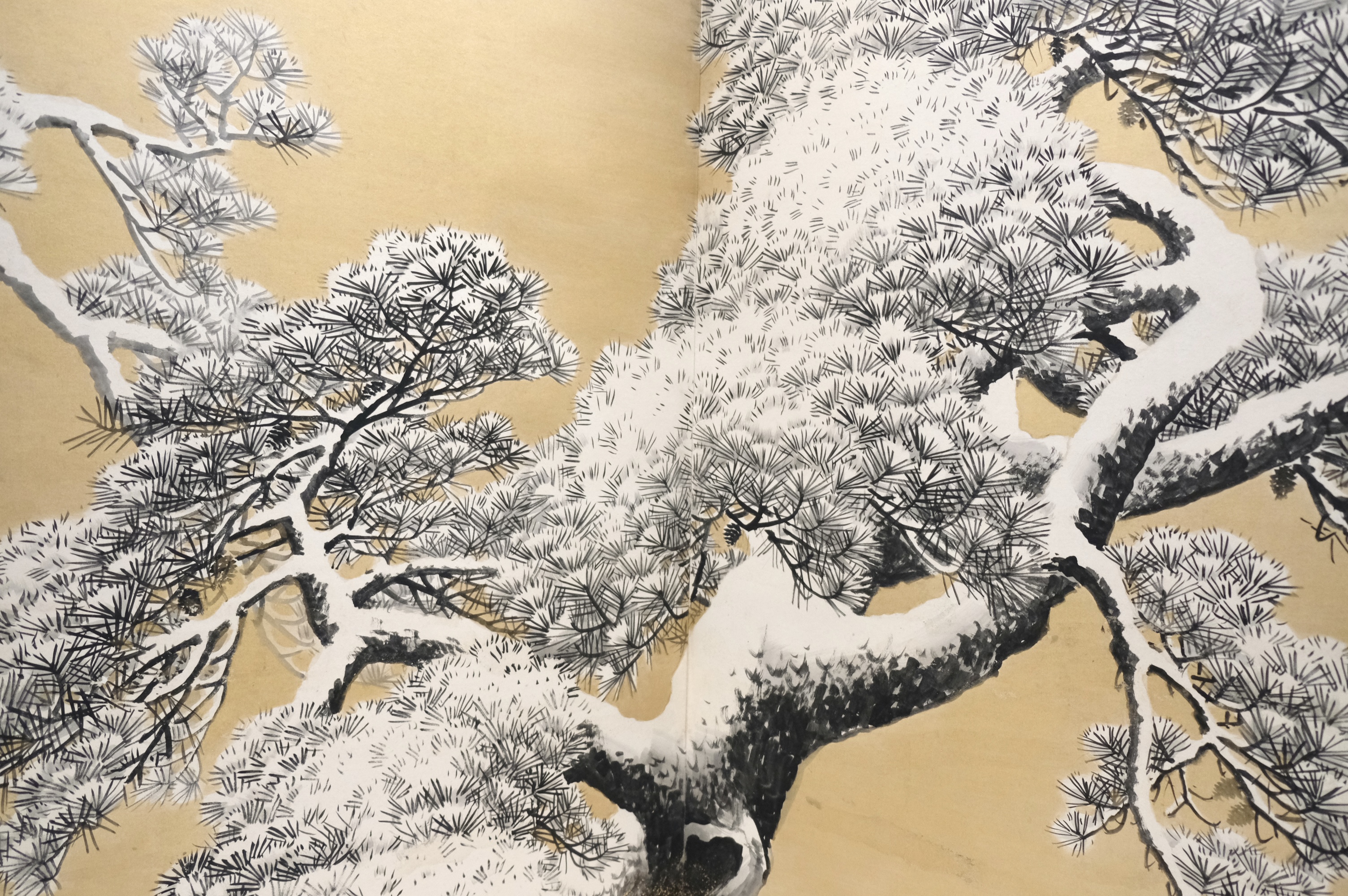 真作】円山應挙 雪松図屏風 日本絵画に革命を起こした絵師・円山応挙