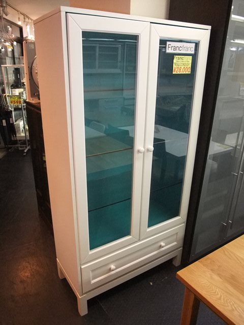 フランフラン キャビネット、食器棚 おしゃれなFrancfranc(フラン