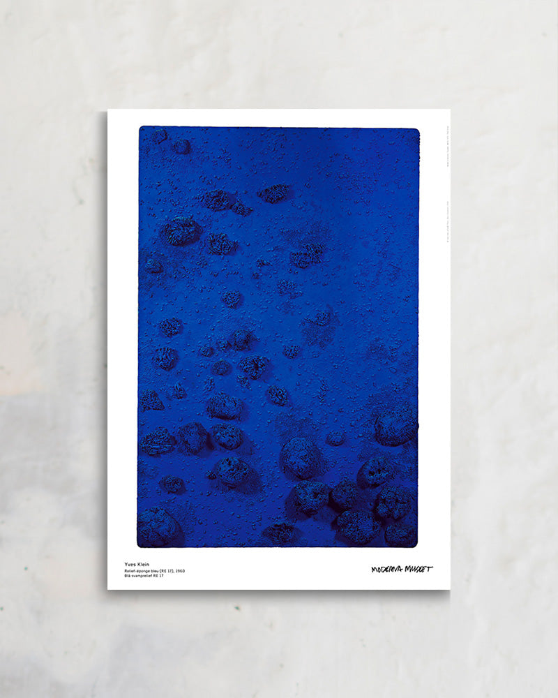SOLDOUT Relief éponge-Blue RE 17（1960）ポスター【Yves Klein