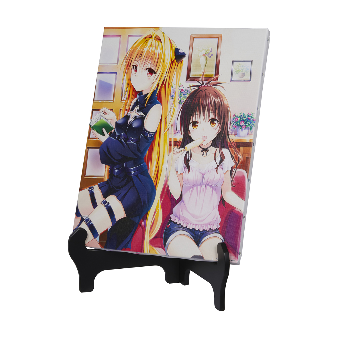 ToLOVEる展 キャンバスアート 春菜・ララ・モモ・ヤミ・美柑 Amazon.co