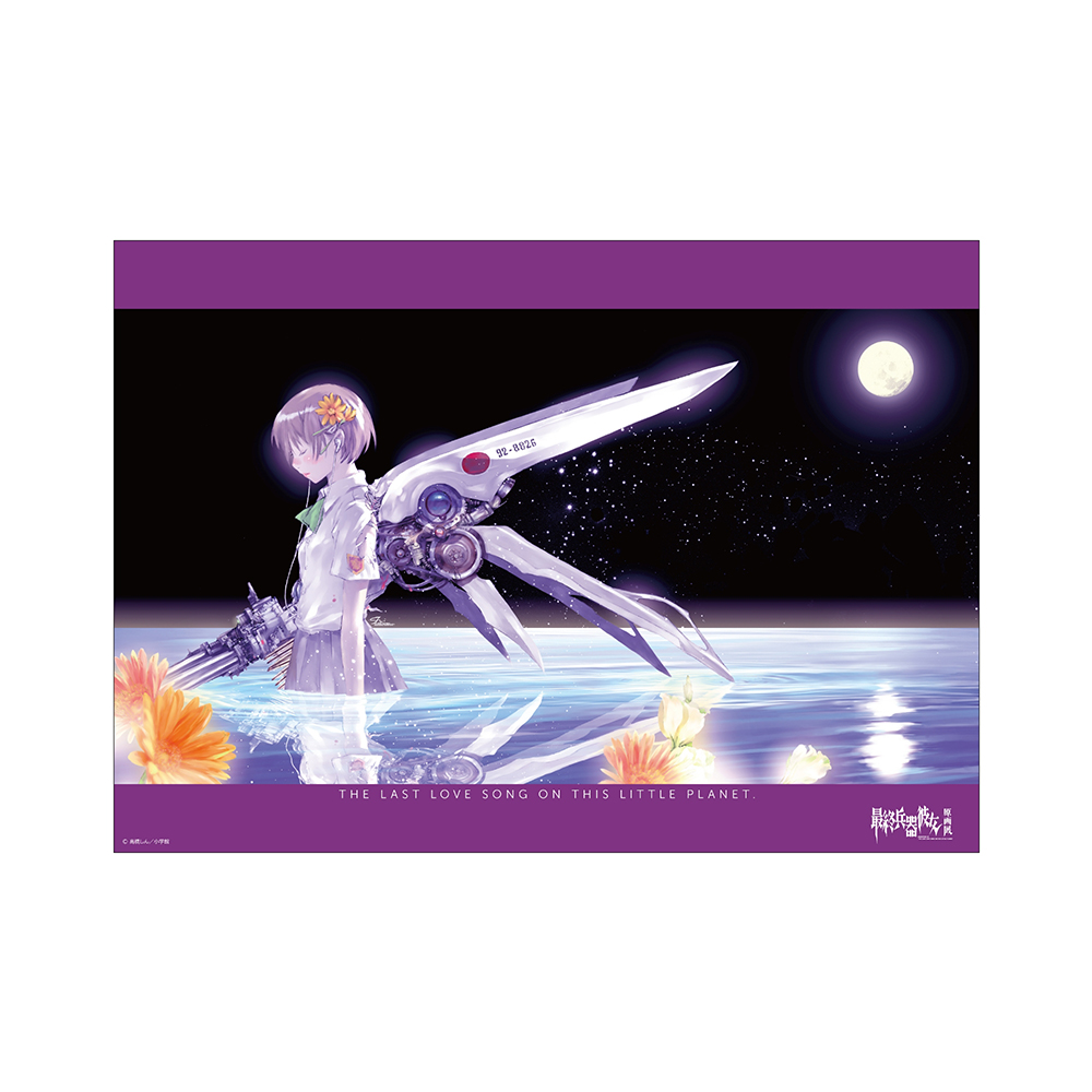 最終兵器彼女 原画展 等身大布ポスター アケミ 等身大布ポスター 描き