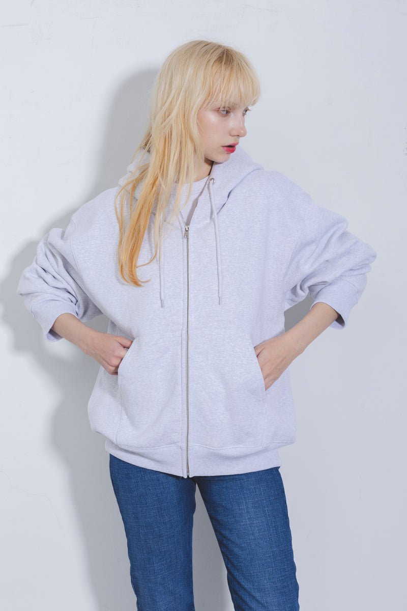 FLEECE ZIP HOODIE 15.5oz（裏起毛スウェットジップパーカー15.5オンス