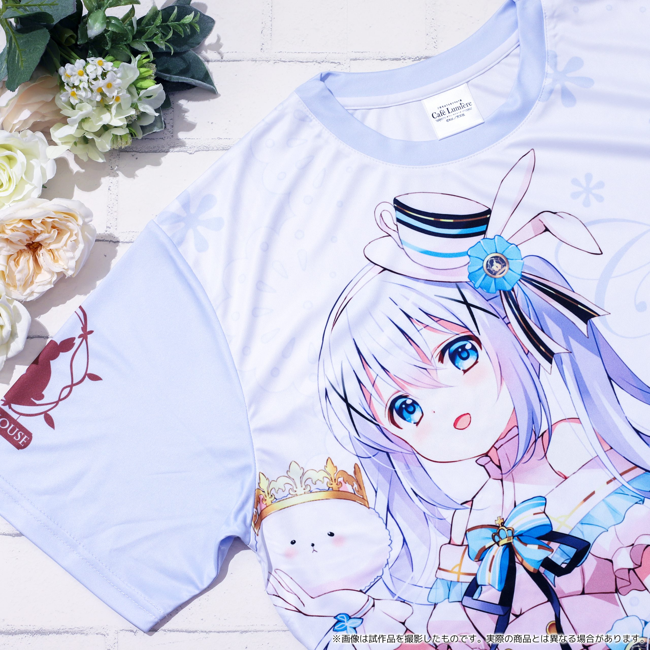 フルグラフィックTシャツ/チノ | ご注文はうさぎですか？展 Café Lumière