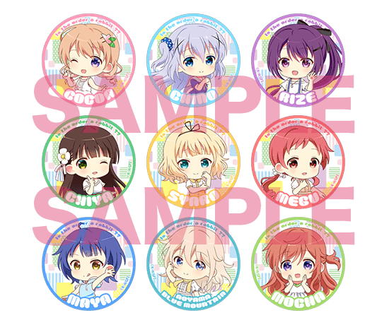 ごちうさ シャロ so cute girls ホロ 缶バッジ アトレ atre ごちうさ