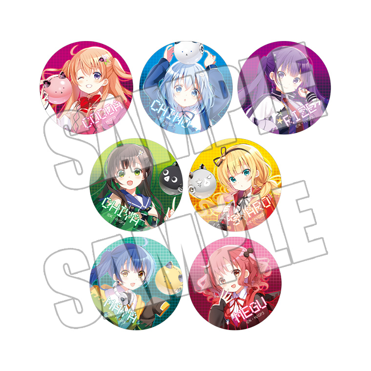 ごちうさ アトレ チノ 缶バッジ 63個 ご注文はうさぎですか？10周年