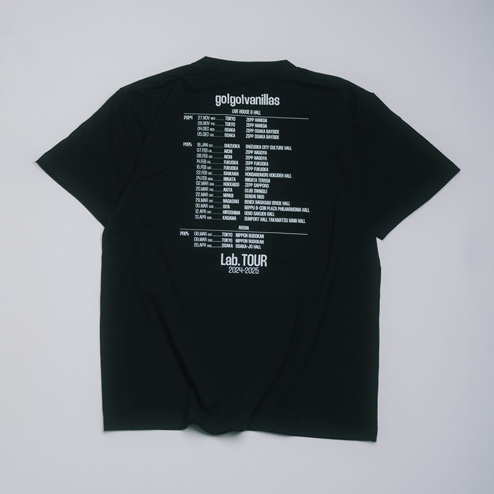go!go!vanillas First Lab. 北海道 ツアー Tシャツ go!go!vanillas