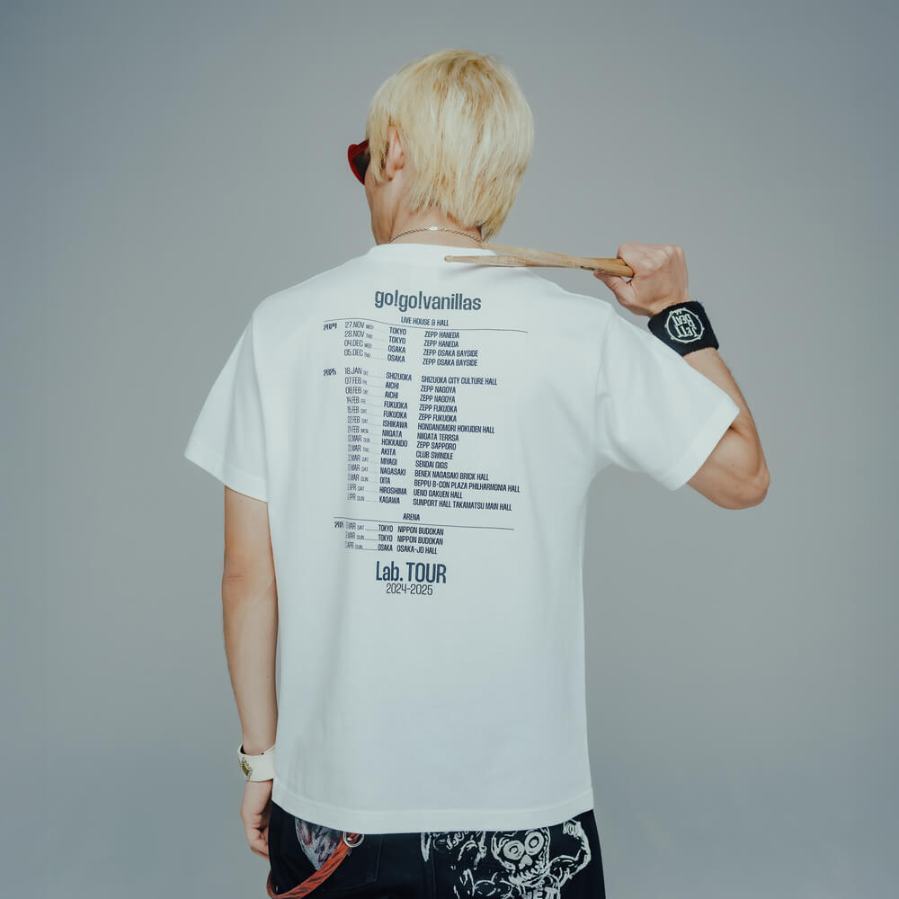 go!go!vanillas First Lab. 北海道 ツアー Tシャツ go!go!vanillas