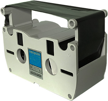 リフィルリボン 黒 YRR-5840-BL 3巻 ユヤマ 分包機 湯山 新品】ユヤマ