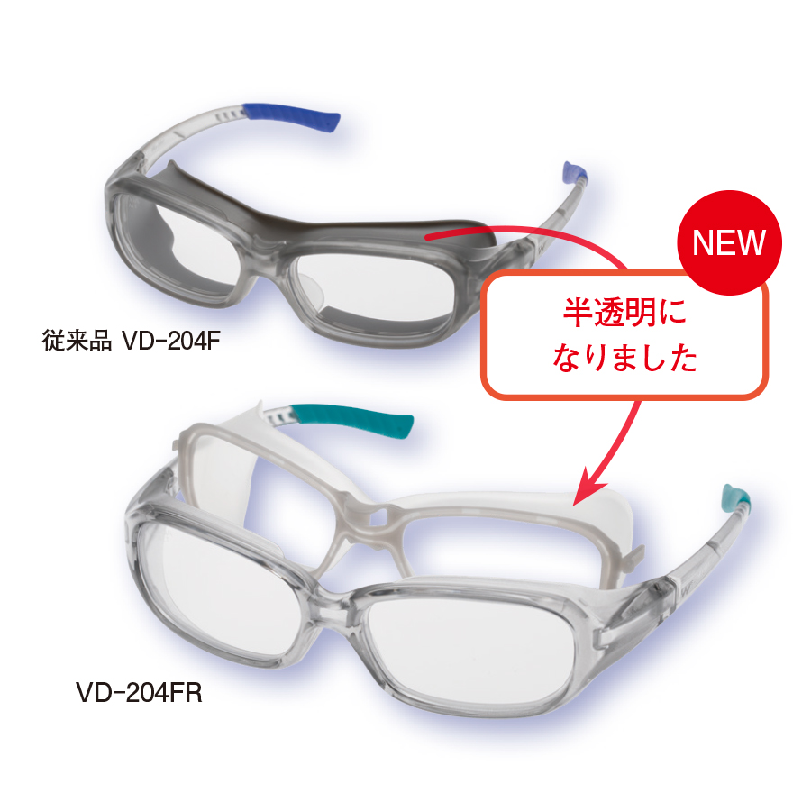 VD-204FR（曇り止め） | ミドリ安全の保護めがね・防災面