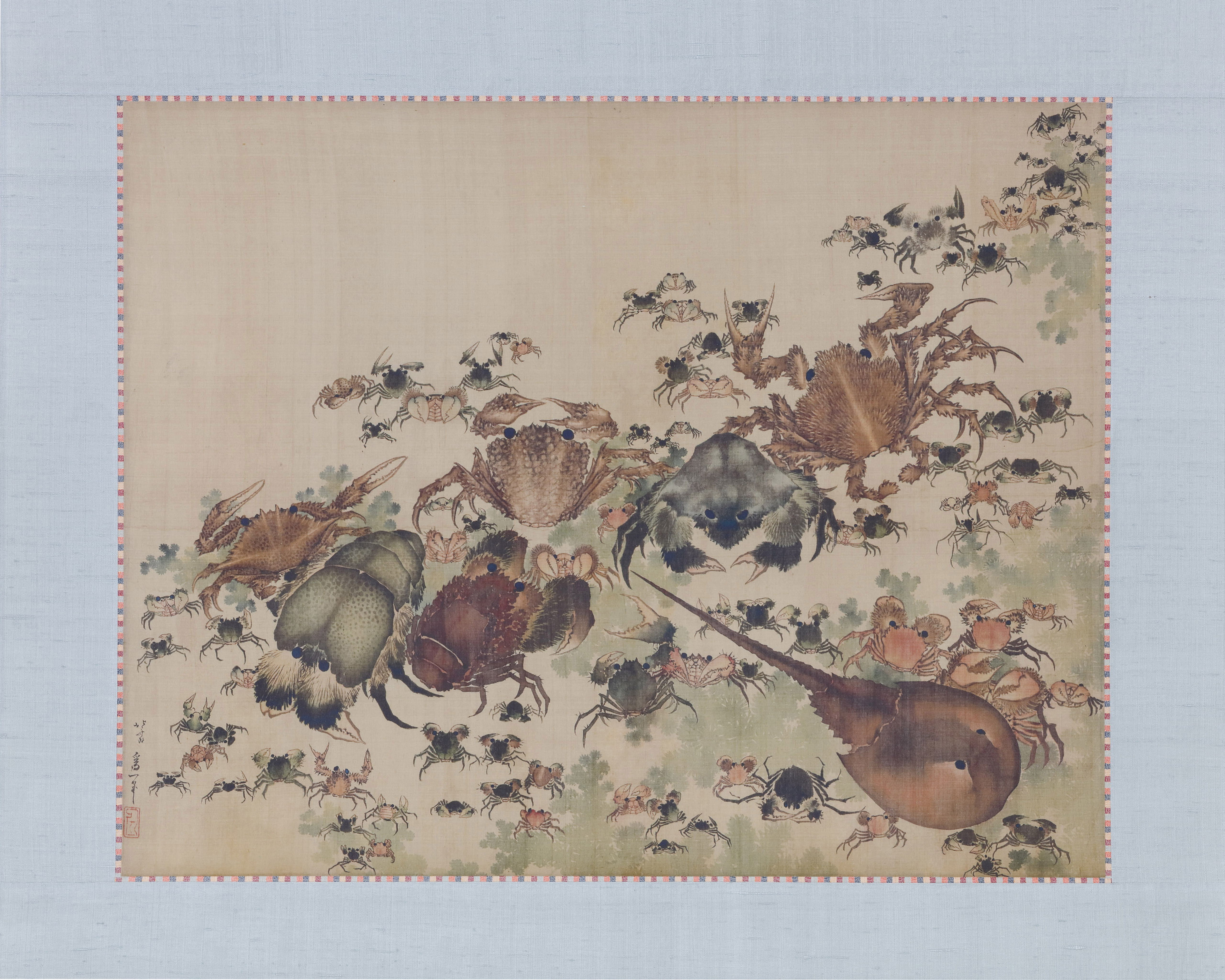 掛け軸 蟹図 水墨画 作者不明 掛け軸 蟹図 水墨画 作者不明 Yahoo