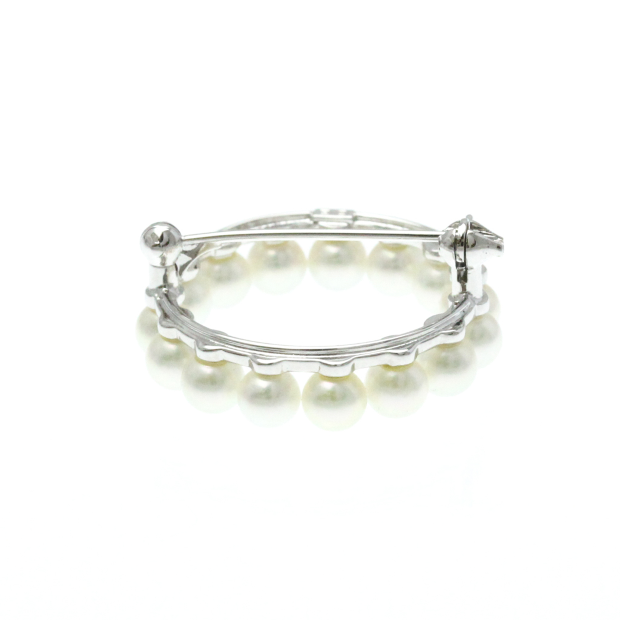 Mikimoto シルバー パール ブローチ