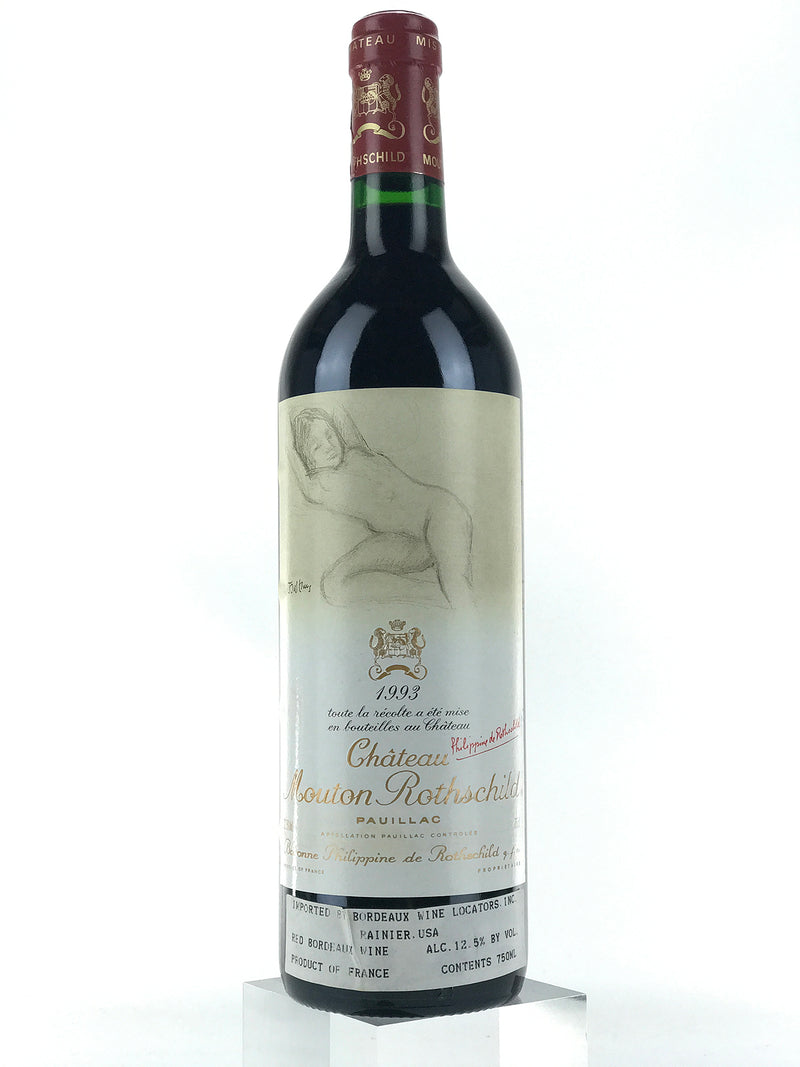 1993 Chateau Mouton Rothschild, Pauillac [Naked Lady - Balthus Label],